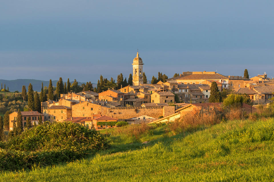 San Quirico d'Orcia, an Italian village in Tuscany