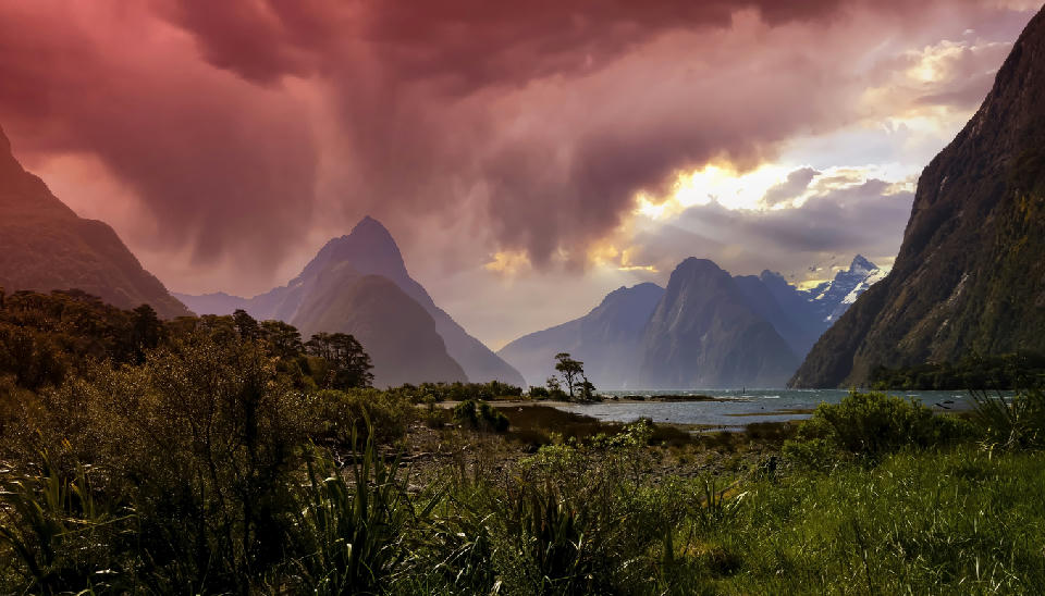 Mitre Peak, Milford Sound, Fiordland National Park, New Zealand