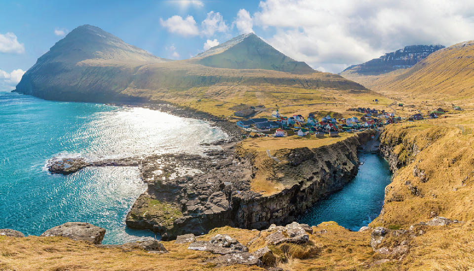 Gjógv village, Faroe Islands