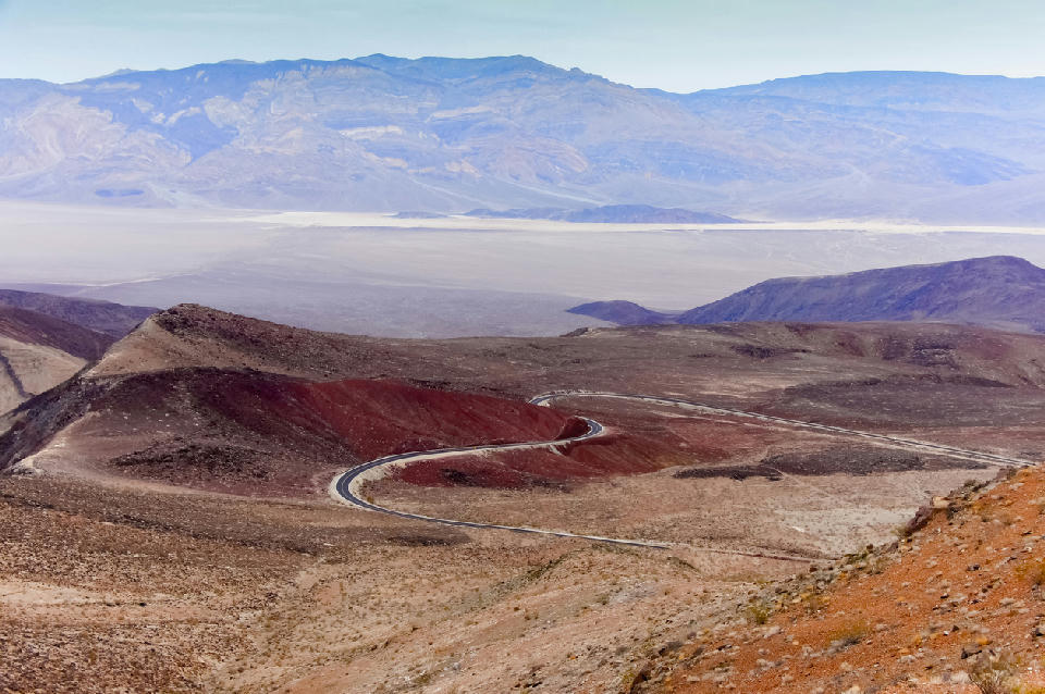 Father Crowley Overlook road Panamint Valley Death Valley California