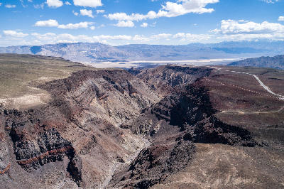 Father Crowley Overlook Rainbow Canyon Death Valley California