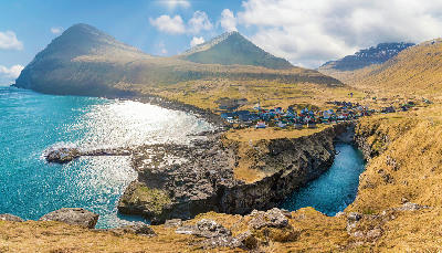 Gjógv village, Faroe Islands