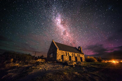 Church of the Good Shepherd on Lake Tekapo, New Zealand