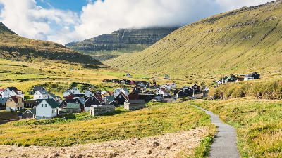 Gjógv village, Faroe Islands
