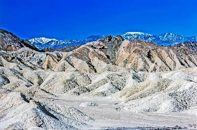 Gower Gulch badlands wash terrain Death Valley California