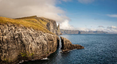 Trøllkonufingur Sea Stack, Vágar Island