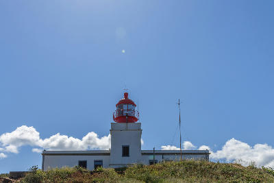 Farol da Ponta do Pargo lighthouse on the western tip of Madeira Island, Portugal.