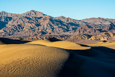 Mesquite Flat Sand Dunes light shadow contrast Death Valley California