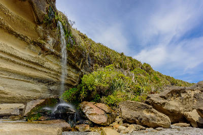 Truman Track waterfall, Punakaiki