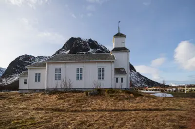 Gimsøy Church, Lofoten Islands