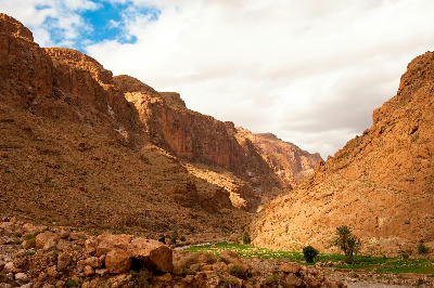 This is a landscape image taken in a rocky gorge in Morocco.click the banner below for similar images