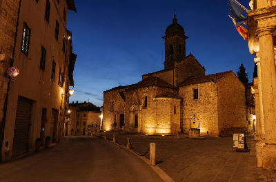 San Quirico d’Orcia, Tuscany Italy . architecture and buildings