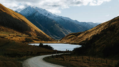 Moke Lake near Queenstown, South Island