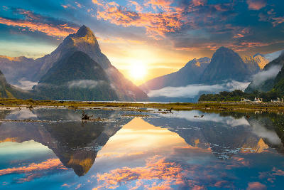 Mitre Peak, Milford Sound, Fiordland National Park, New Zealand