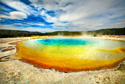 Sunset Lake Black Sand Basin Yellowstone