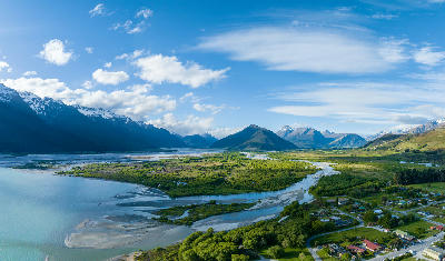 Glenorchy, Dart River delta