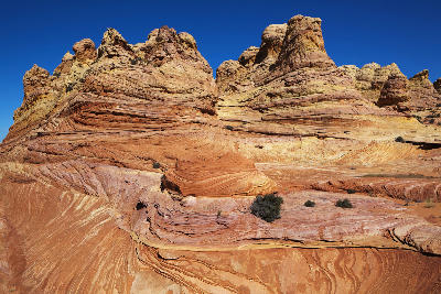 Layered sandstone formations Coyote Buttes South Paria Plateau Arizona