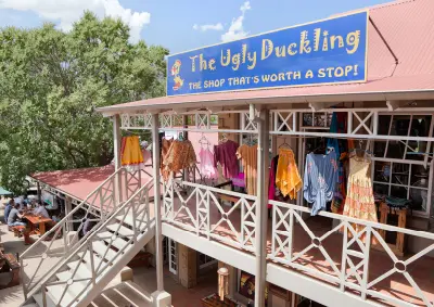 Boutique clothing and gift shop in Clarens, a popular arts and tourism town in the Eastern Free State.
