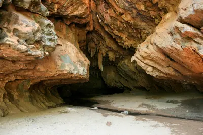 Entrance to Tunnel Creek in the Kimberley, Western Australia.