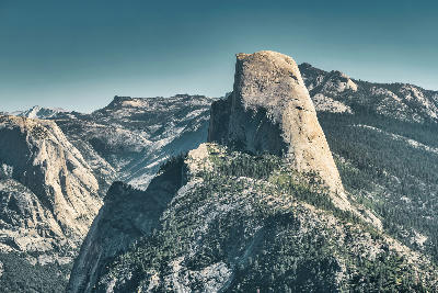 Half Dome from Glacier Point in Yosemite National Park