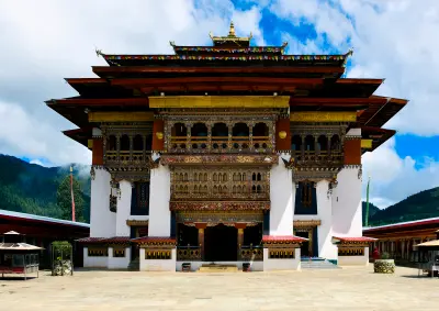 Gangteng Goenpa Monastery, Phobjikha Valley, Bhutan