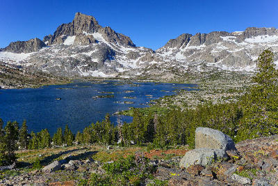 thousand island lake ansel adams wilderness banner peak alpine basin sierra nevada california