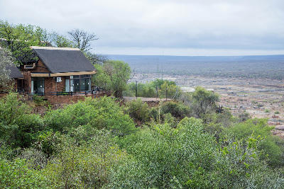 Olifants Rest Camp overlooking the Olifants River valley in Kruger National Park, South Africa.