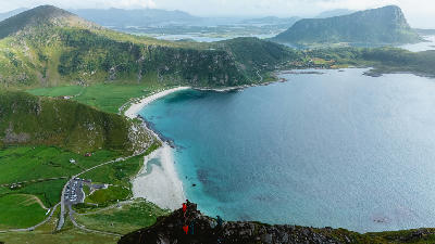 Haukland Beach, Lofoten Islands, Norway
