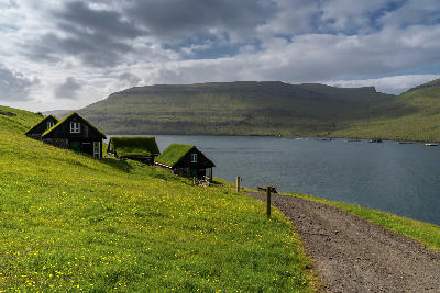 Bøur village on Sørvágafjørður