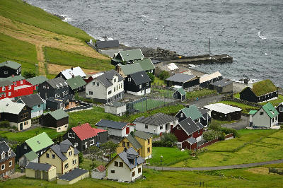 Funningur village, Faroe Islands