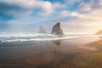 Wharariki Beach