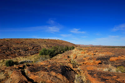 Moon Rock granite dome in Augrabies Falls National Park, Northern Cape, South Africa.