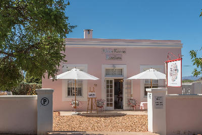 Klein Karoo Kitchen restaurant in Ladismith, a restored Karoo-style building along Route 62 in the Klein Karoo, Western Cape, South Africa.