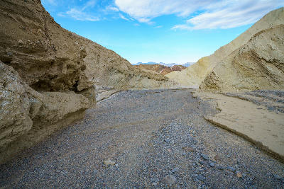 Gower Gulch wash Golden Canyon loop Death Valley California